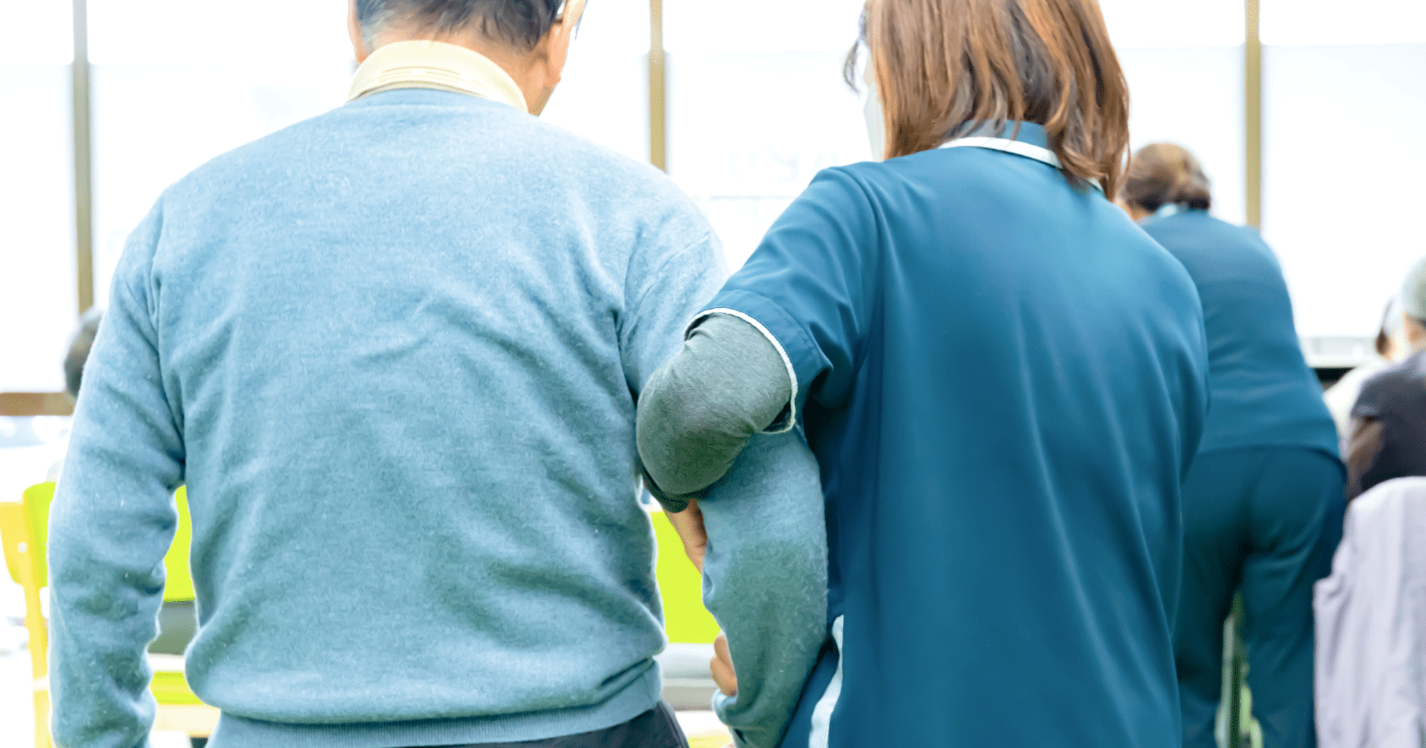 利用者様を支える介護士